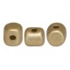 Les perles par Puca® Minos beads Light gold mat 00030/01710